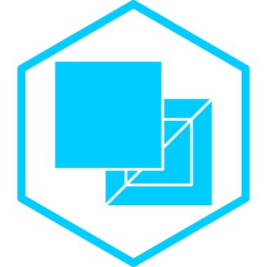 Basit bir simgenin vektör illüstrasyonu