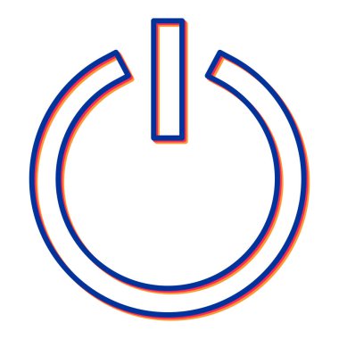 güç hattı vektör simgesi