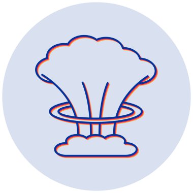 Bir aşçı simgesinin vektör illüstrasyonu