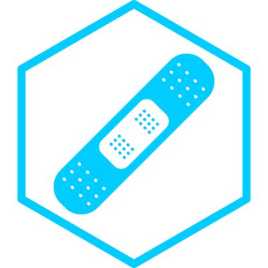 bandaj simgesi vektör illüstrasyonu