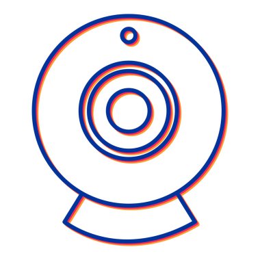 Webcam simge vektör çizim