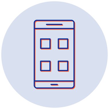 Cep telefonu. Basit resimleme