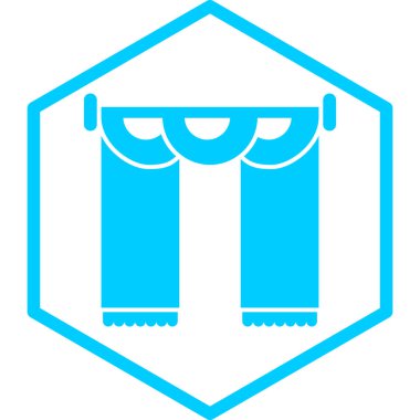 Asılı çadır ikonu. vektör illüstrasyonu