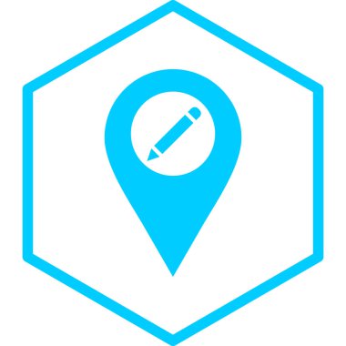 İğne. Web simgesi basit illüstrasyon