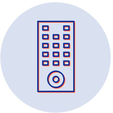 Uzak Erişim simgesinin vektör illüstrasyonu