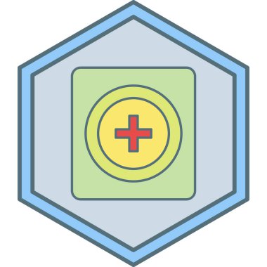 Hastane Simgesi Vektör İllüstrasyonu