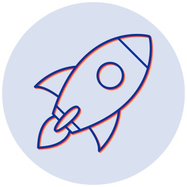 Roket fırlatıldı. Web simgesi