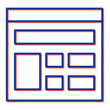 seo modern simgesinin vektör illüstrasyonu