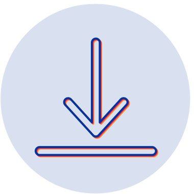 Simge indir, vektör illüstrasyonu