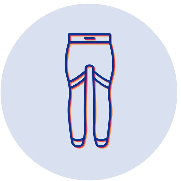Leggings Web Icon Simple Illustration — Stock Vector