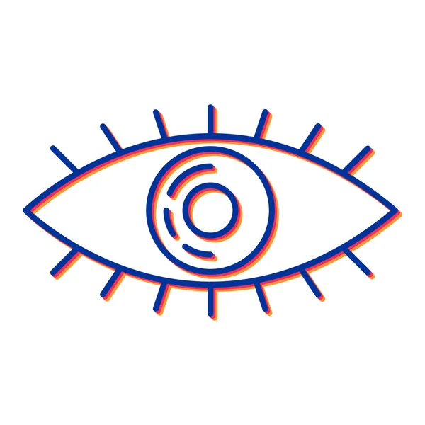 Eye Icon Vector Illustration — Stock Vector