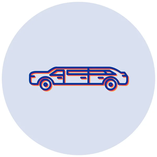 Auto Web Symbol Einfache Illustration — Stockvektor