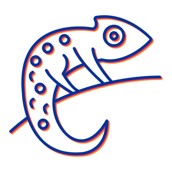 Fisch Symbol Vektor Illustration — Stockvektor