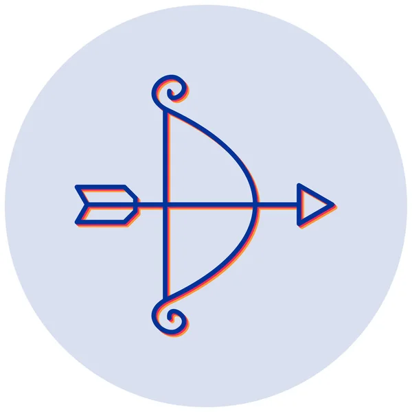 Arrow Web Icon Simple Design — Stock Vector