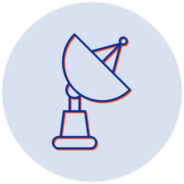 stock vector satellite dish. web icon