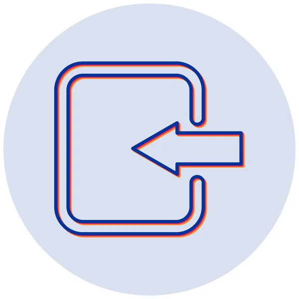 Vektorová Ilustrace Ikony Znaku — Stockový vektor