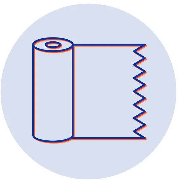 Векторная Иллюстрация Значка Пластиковой Обертки — стоковый вектор