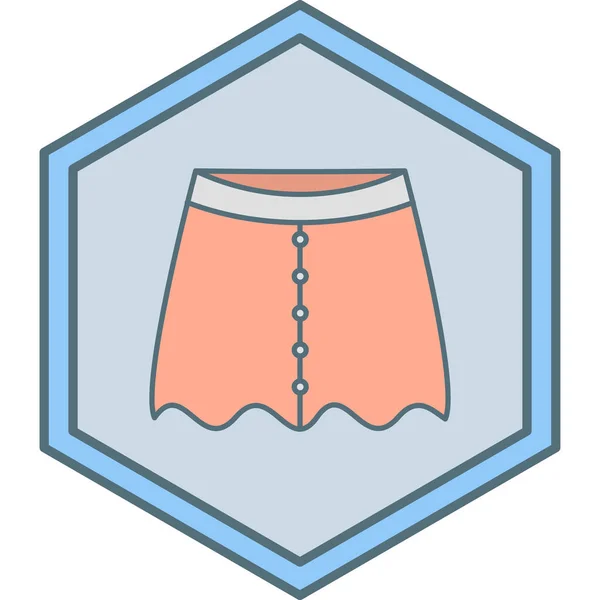 Wektorowa Ilustracja Ikony Stroju Kąpielowego — Wektor stockowy