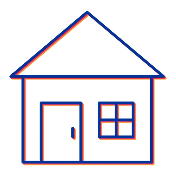 Haus Web Symbol Einfache Illustration — Stockvektor