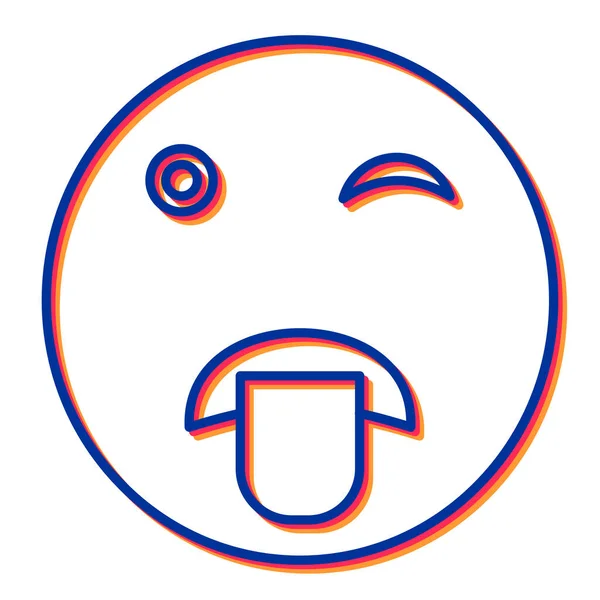 Emoji Icône Vectoriel Illustration — Image vectorielle