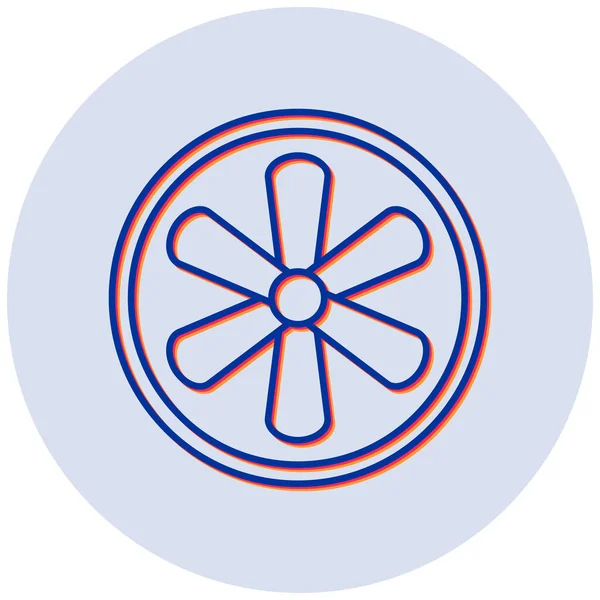 Zitrone Web Symbol Einfache Illustration — Stockvektor