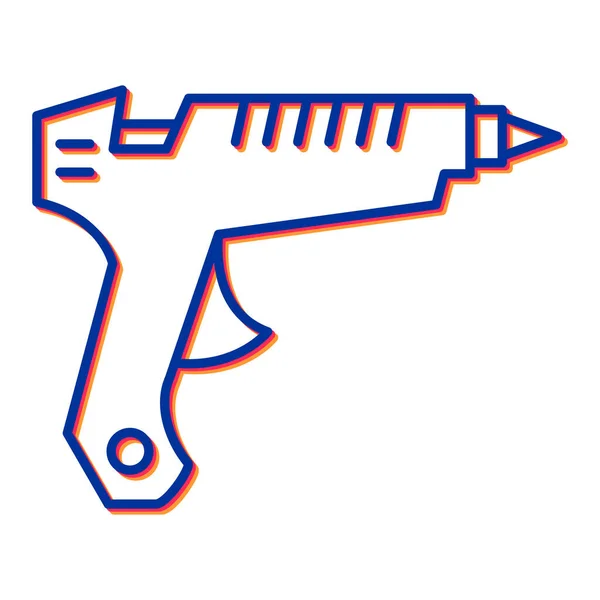 Illustrazione Vettoriale Icona Dell Arma — Vettoriale Stock