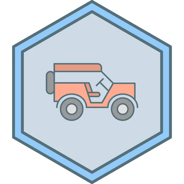 Lkw Web Symbol Einfache Illustration — Stockvektor