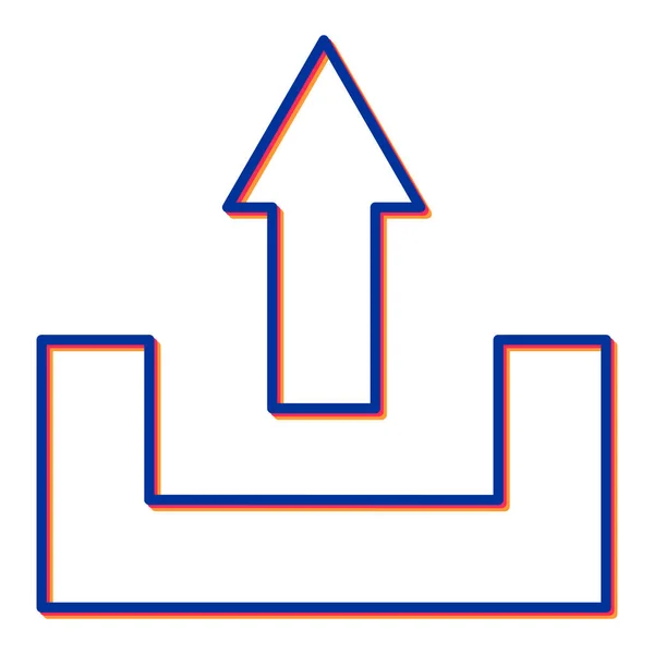 Télécharger Icône Vectorielle Style Est Contour Plat Illustration Symbole Couleur — Image vectorielle