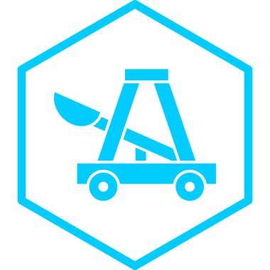 Askeri bıçak ikonu. vektör illüstrasyonu