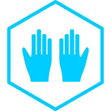 Eller simge vektör illüstrasyonu