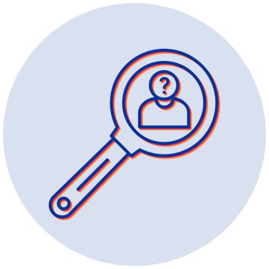 Arama simgesi vektör illüstrasyonu