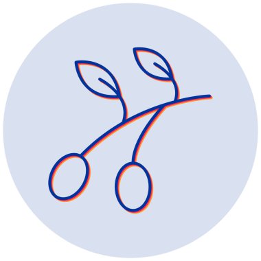 Zeytin. Web simgesi basit illüstrasyon