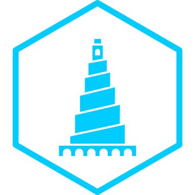 Bina. Web simgesi basit tasarım