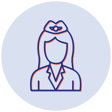 avatar. Web simgesi basit illüstrasyon