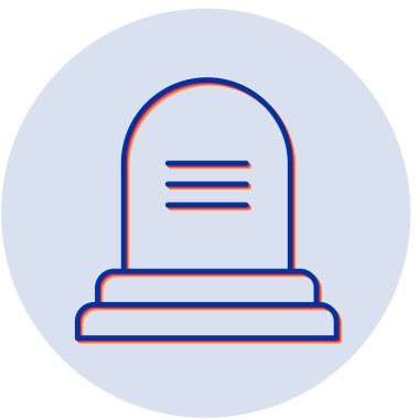 mezar. Web simgesi basit tasarım