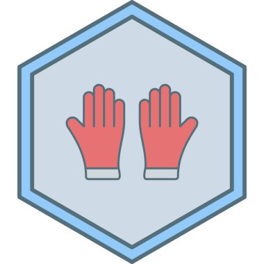 El simgesinin vektör illüstrasyonu