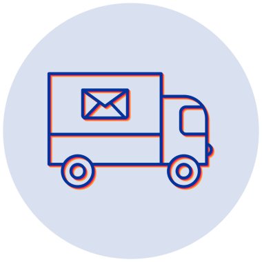 Sevkiyat simgesi. Basit tasarım