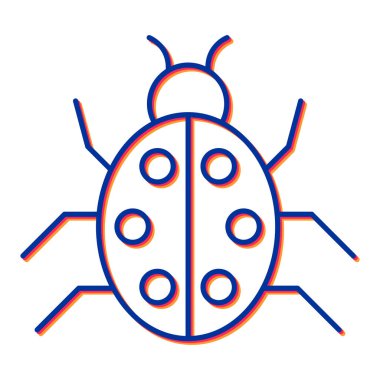 Uğur böceği vektör illüstrasyonuName