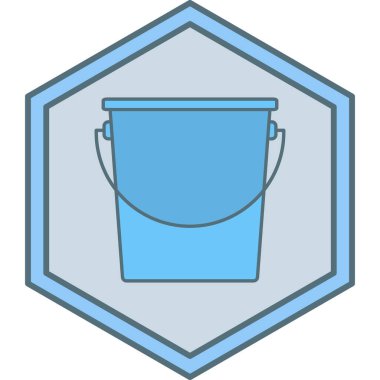 Kova. Web simgesi basit tasarım