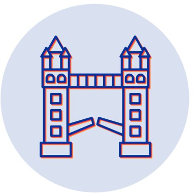 Tower Bridge 'in vektör çizimi