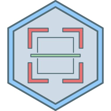 Site için bir çerçevenin vektör illüstrasyonu