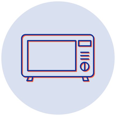 Mikrodalga fırın. Basit resimleme