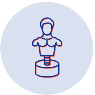 Boks Mankeninin vektör illüstrasyonu