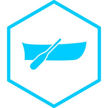 tekne simgesi, vektör illüstrasyonu basit tasarım