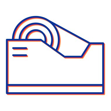 Havlu ikonu vektörü. Taslak spor paspası işareti. izole edilmiş sınır sembolü çizimi