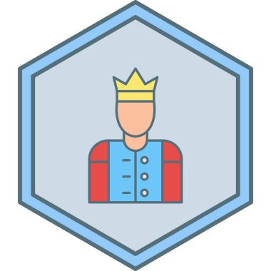 simge vektör çizim Kral