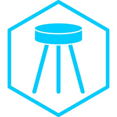 Bir tablo simgesinin vektör illüstrasyonu