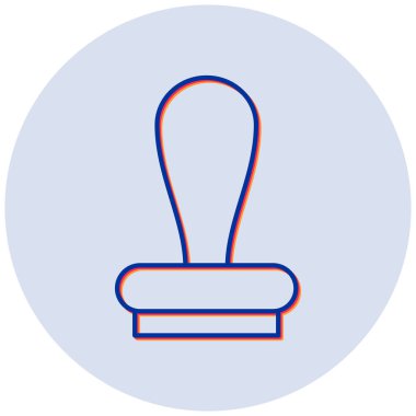 Pul simgesinin vektör illüstrasyonu