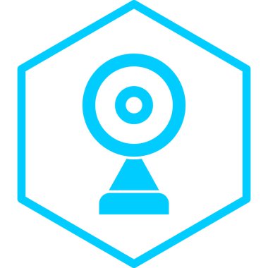 Web kamerası. Web simgesi basit illüstrasyon