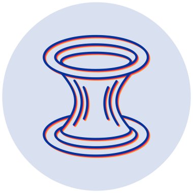 Eşsiz boru. Web simgesi